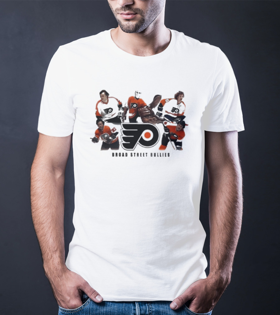 Philadelphia Flyers Broad Street Bullies Flyers Logo Hockey Legends T-Shirt
