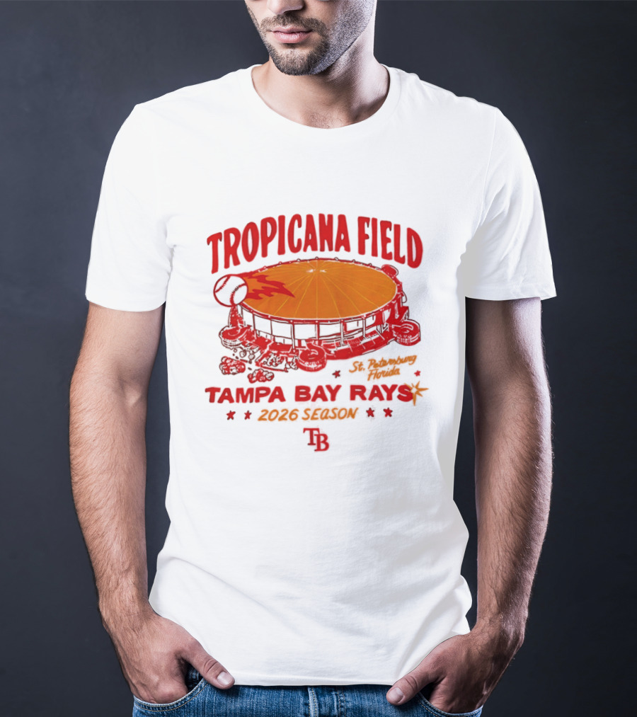 Tropicana Field Tampa Bay Rays Home Run 2026 Season T-Shirt