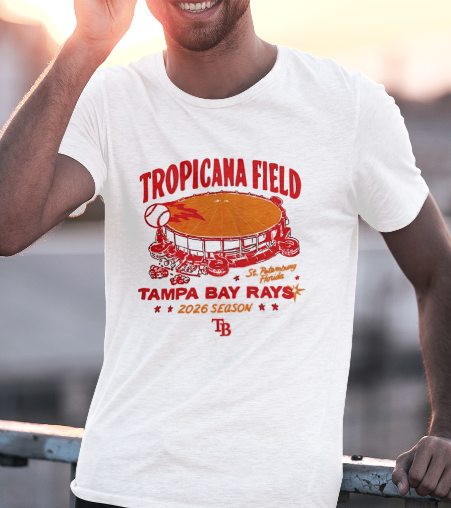 Tropicana Field Tampa Bay Rays Home Run 2026 Season T-Shirt