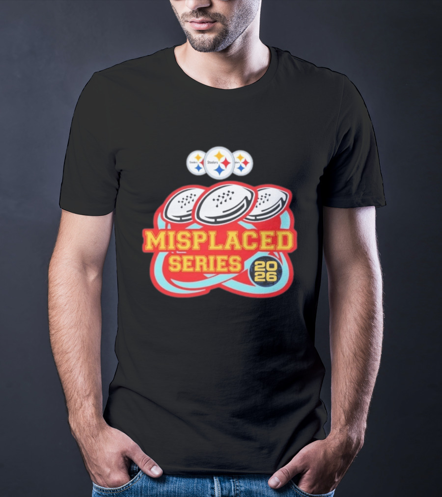 Steelers Misplaced Series 2026 Football Trio T-Shirt