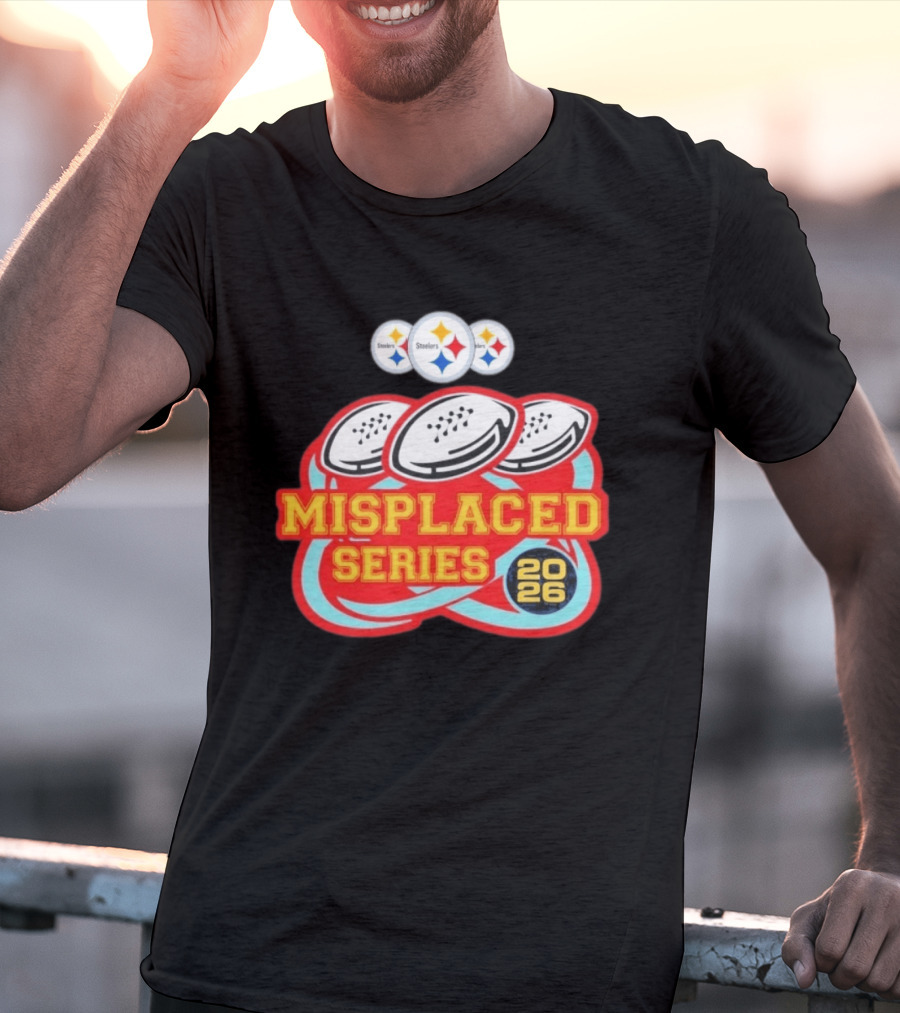 Steelers Misplaced Series 2026 Football Trio T-Shirt