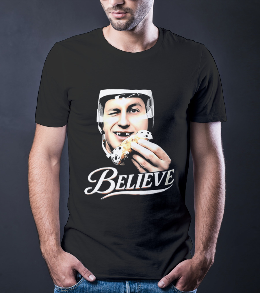 Believe Jack Hughes Big Head Philadelphia Flyers NHL T-Shirt