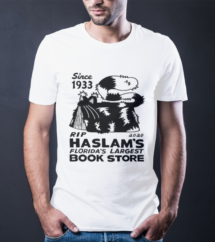 Since 1933 RIP 2020 Haslam's Florida's Largest Book Store Snoopy Doghouse T-Shirt