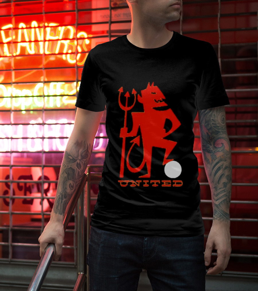 United Red Devil Icon Trident Soccer T-Shirt