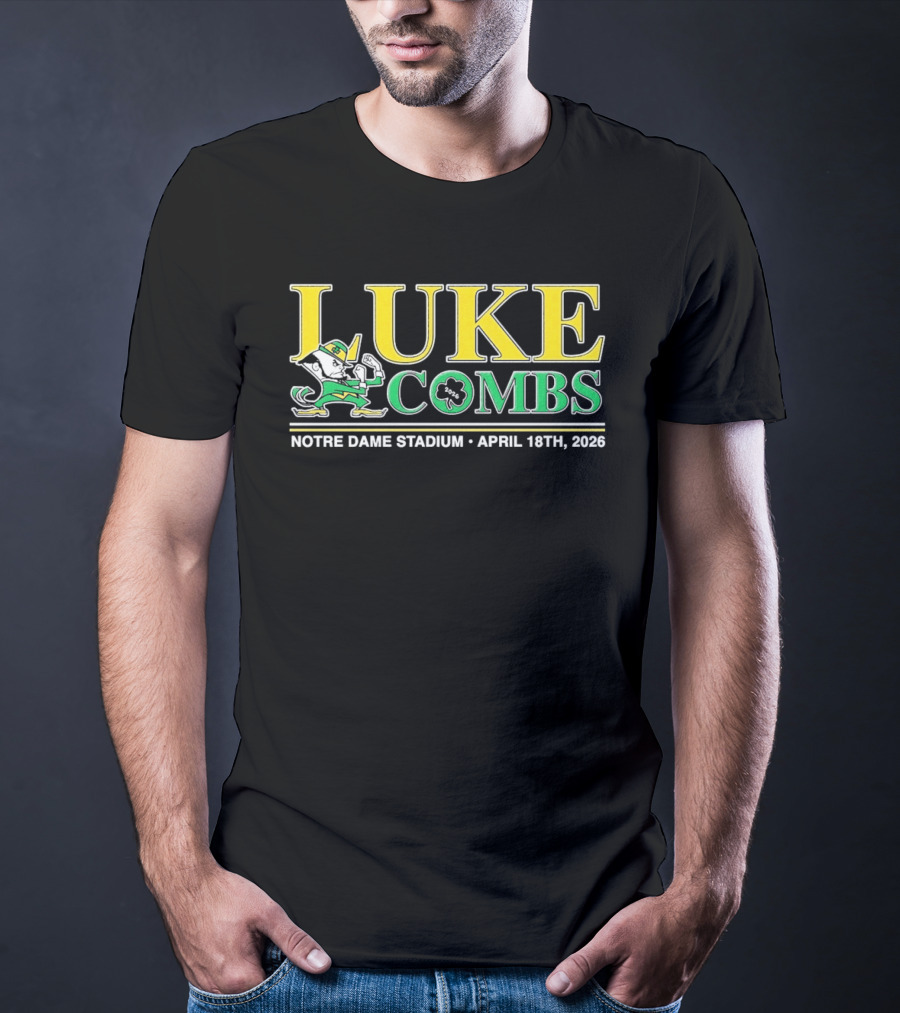 Luke Combs Notre Dame Stadium April 18 2026 Notre Dame Fighting Irish T-Shirt