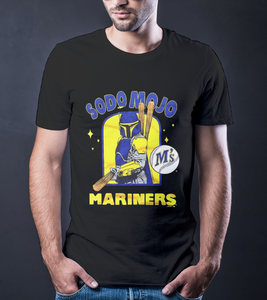 Sodo Mojo Mariners Star Wars M's Baseball T-Shirt