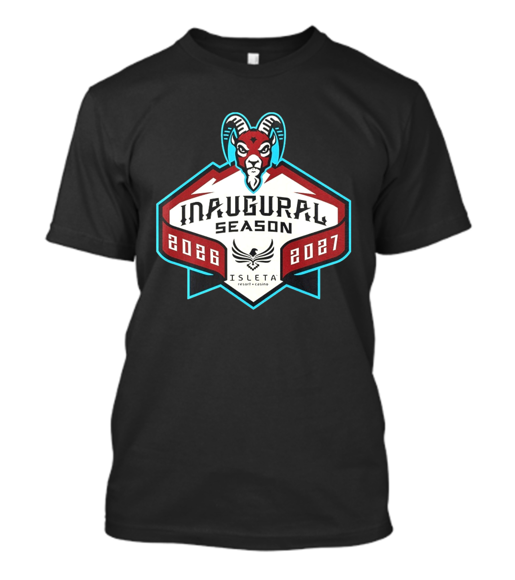 Inaugural Season New Mexico Goatheads 2026 2027 Isleta Resort Casino T-Shirt