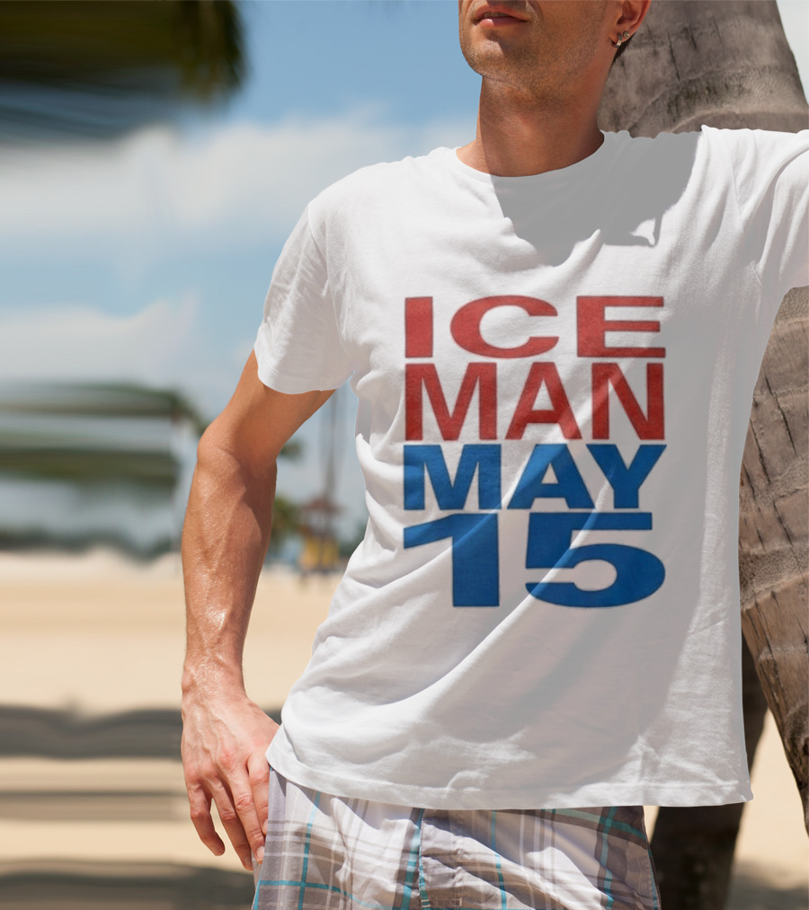 Iceman May 15 Bold Red Blue T-Shirt