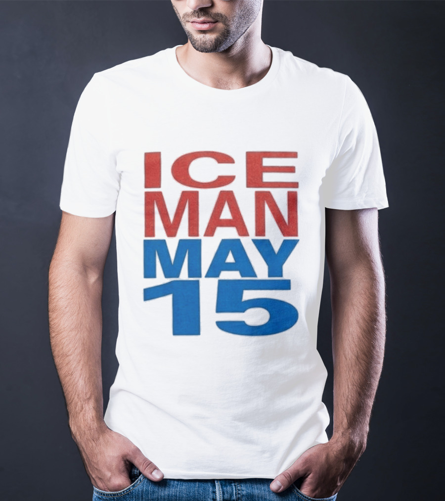 Iceman May 15 Bold Red Blue T-Shirt