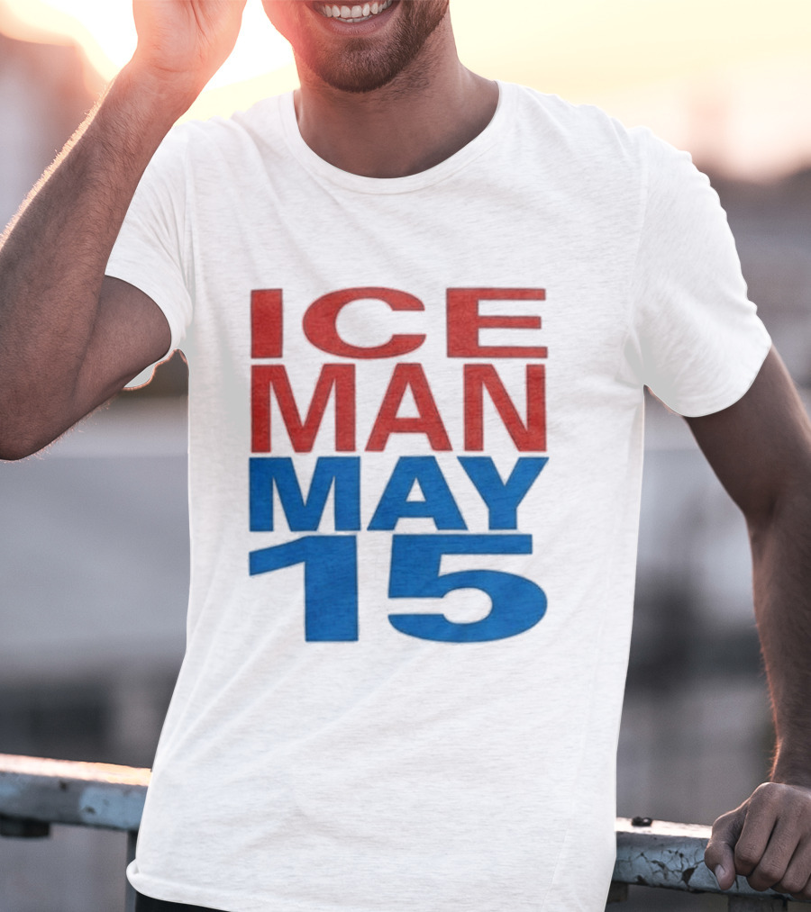 Iceman May 15 Bold Red Blue T-Shirt