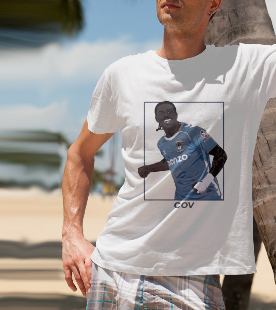 Coventry City FC Haji Wright Monzo Sponsor Premier League Comeback T-Shirt