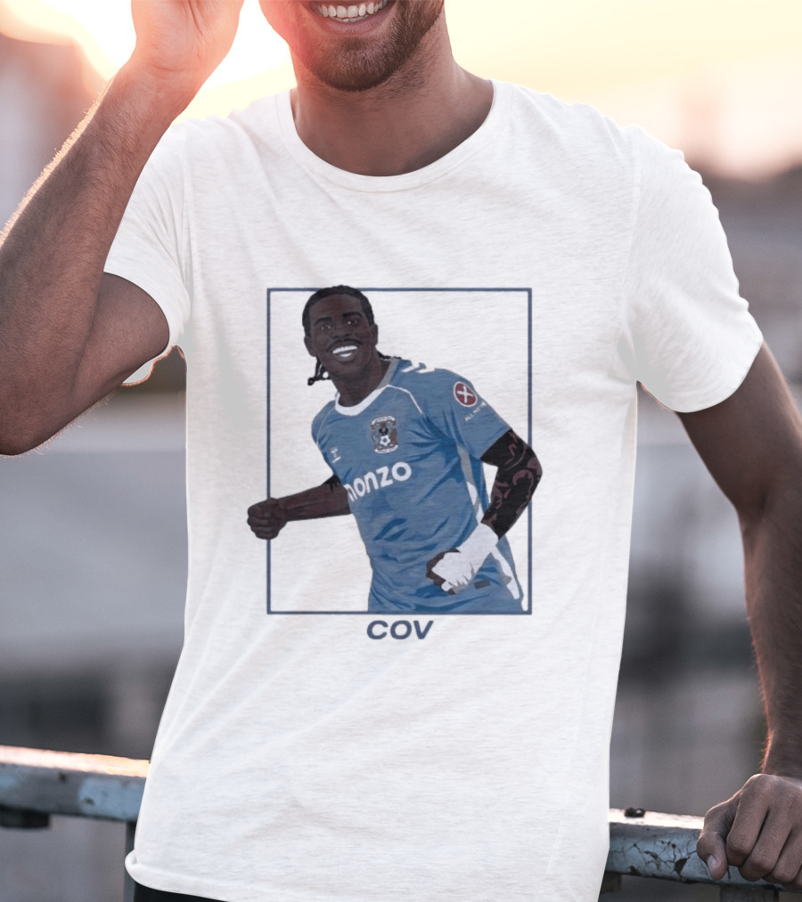 Coventry City FC Haji Wright Monzo Sponsor Premier League Comeback T-Shirt