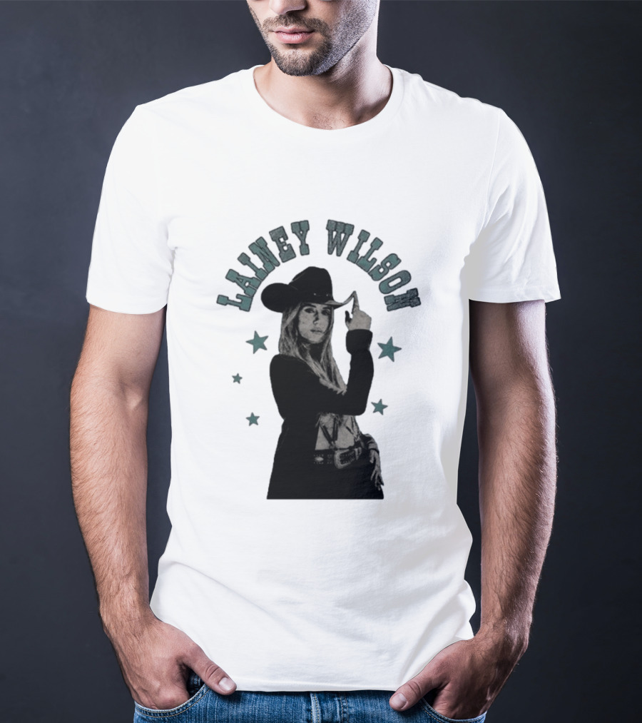 Lainey Wilson Tour 26 Western Cowboy Hat Starry Country Music T-Shirt