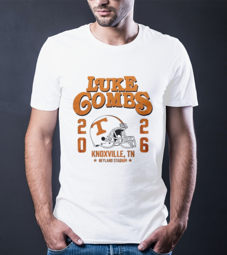 Luke Combs Tennessee Volunteers Knoxville Concert 2026 Stadium Tour T-Shirt