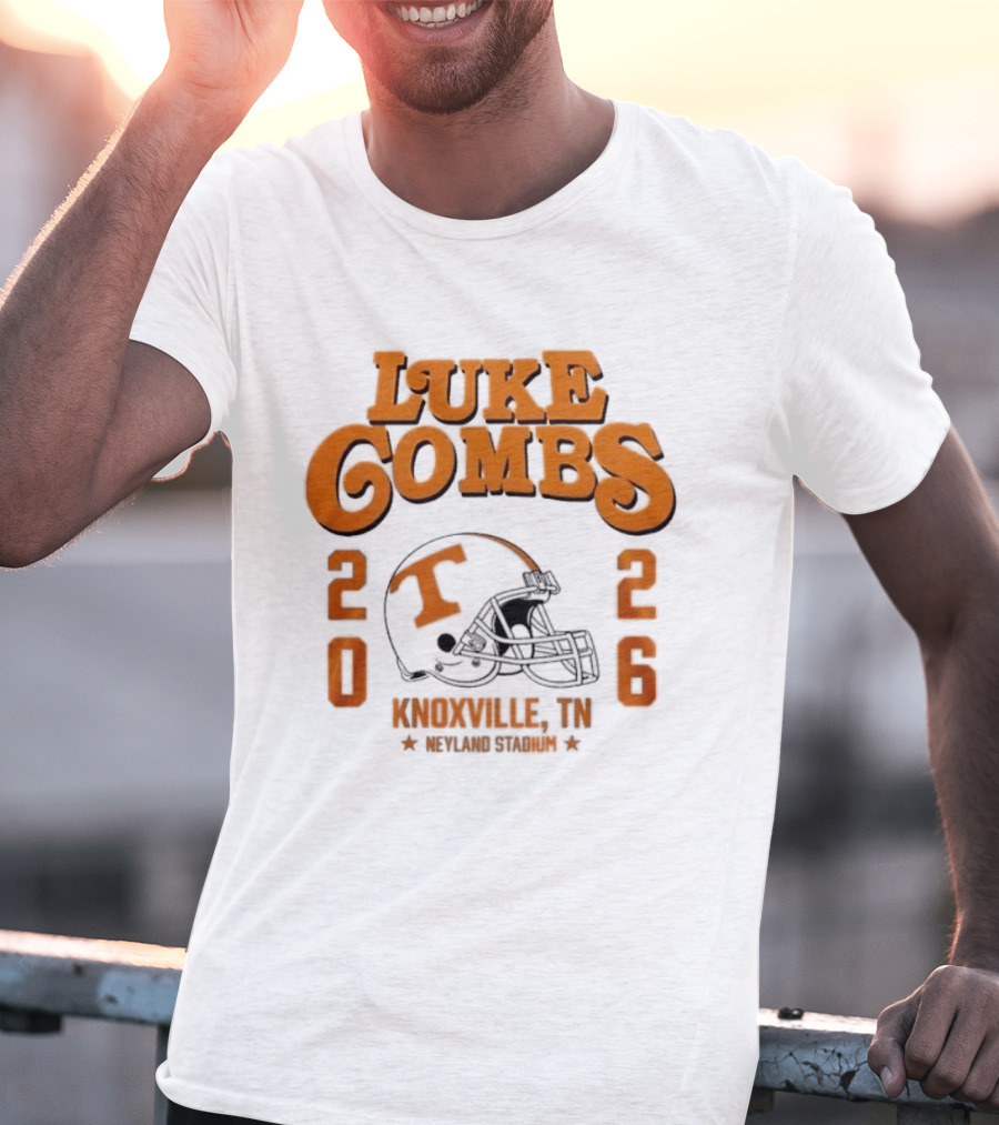 Luke Combs Tennessee Volunteers Knoxville Concert 2026 Stadium Tour T-Shirt