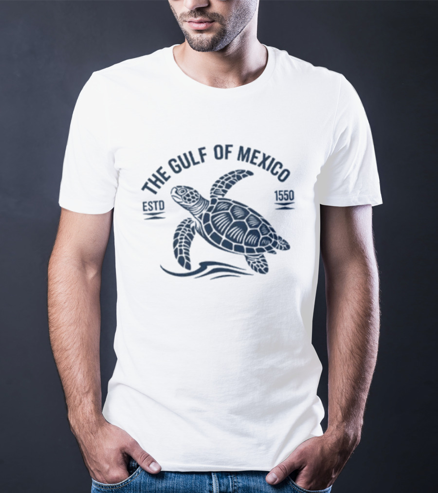The Gulf Of Mexico Estd 1550 Sea Turtle T-Shirt