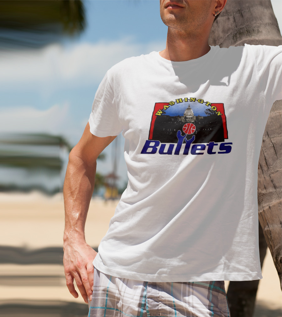 Washington Bullets Capitol Basketball T-Shirt