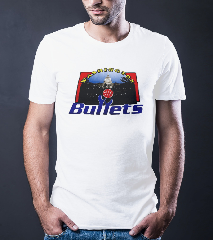 Washington Bullets Capitol Basketball T-Shirt