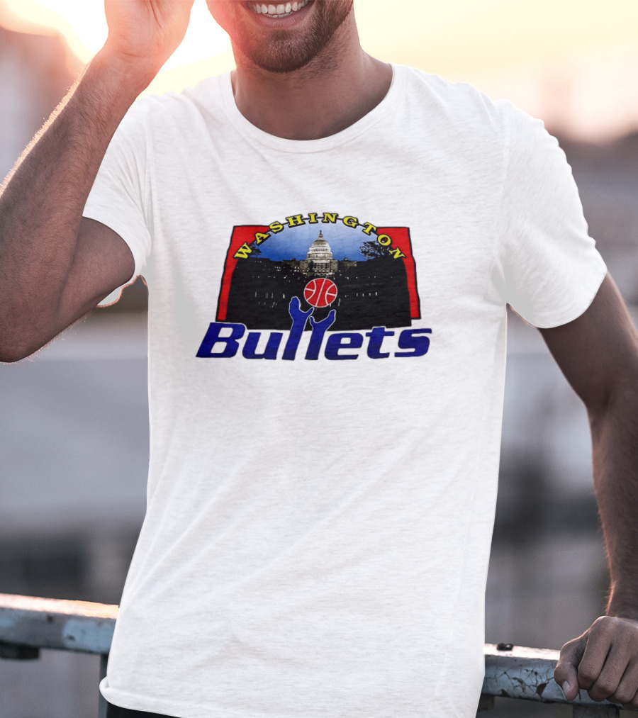 Washington Bullets Capitol Basketball T-Shirt