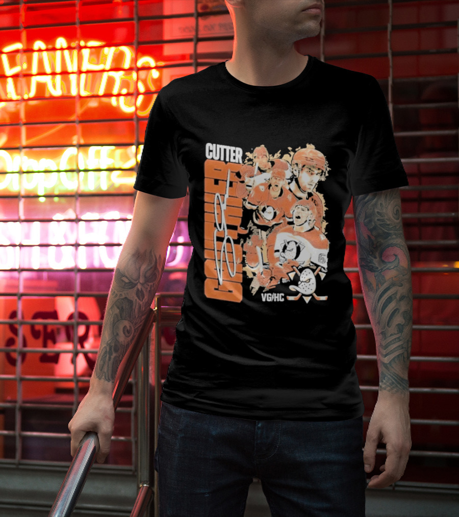 Anaheim Ducks Cutter The Sniper Hockey Collage 2026 T-Shirt
