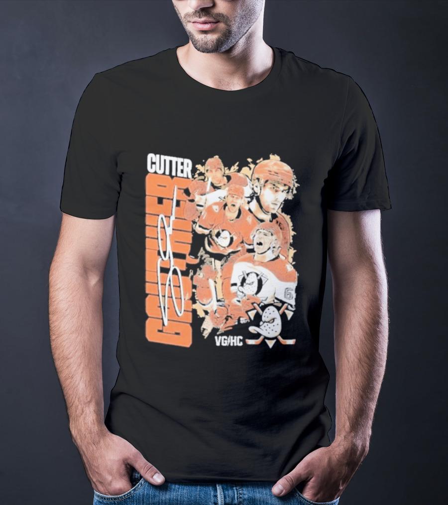 Anaheim Ducks Cutter The Sniper Hockey Collage 2026 T-Shirt