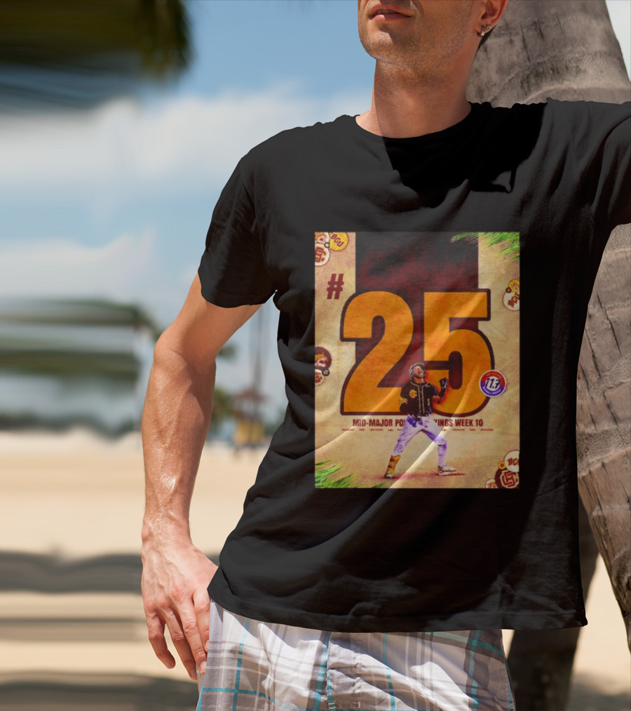 #25 Mid Major Power Rankings Week 10 Bethune Cookman Wildcats T-Shirt