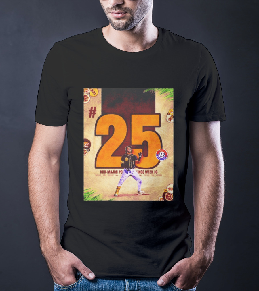 #25 Mid Major Power Rankings Week 10 Bethune Cookman Wildcats T-Shirt
