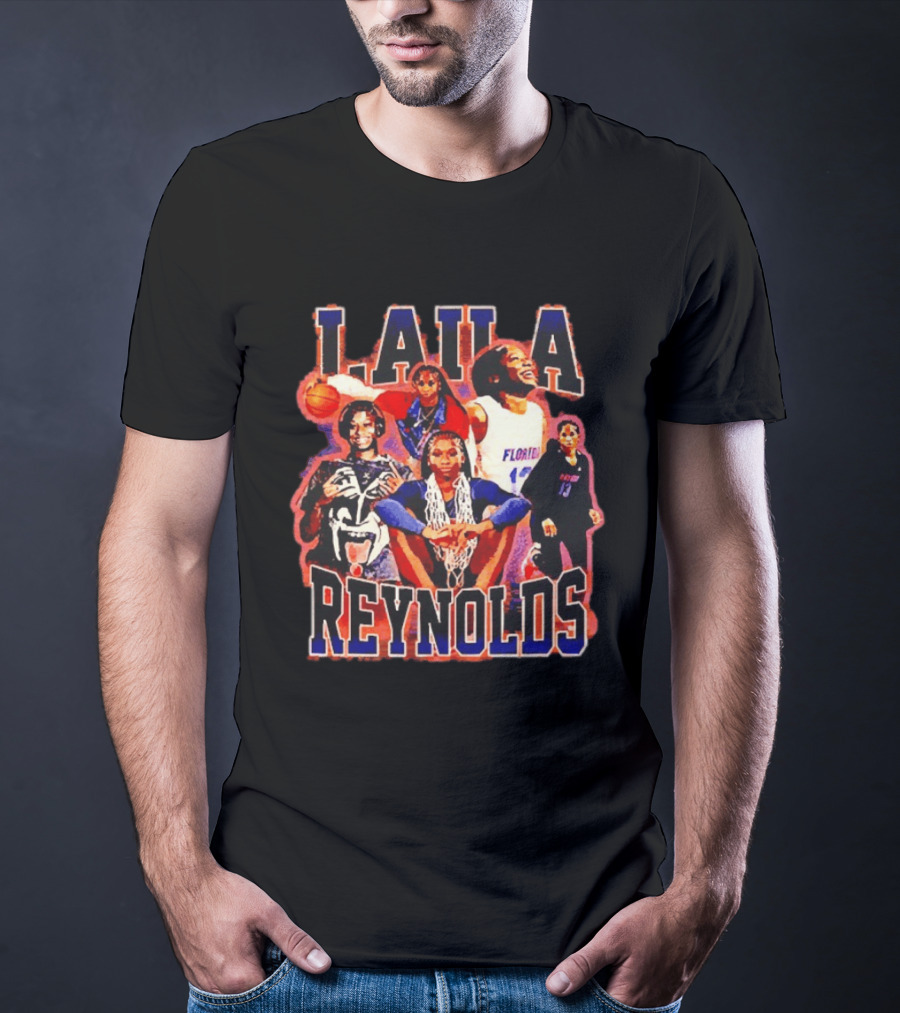 Laila Reynolds Florida Gators Basketball Caricature NCAA Men's Team T-Shirt