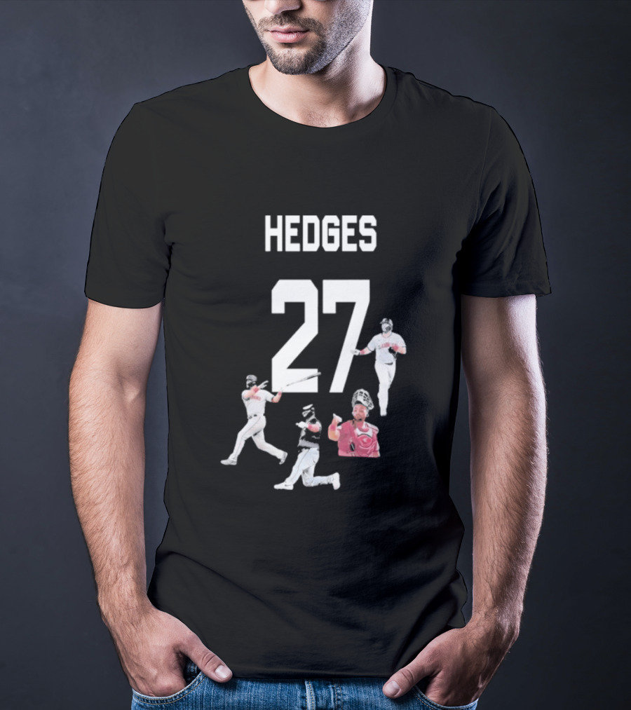 Hedges 27 Baseball Player Action Figures T-Shirt