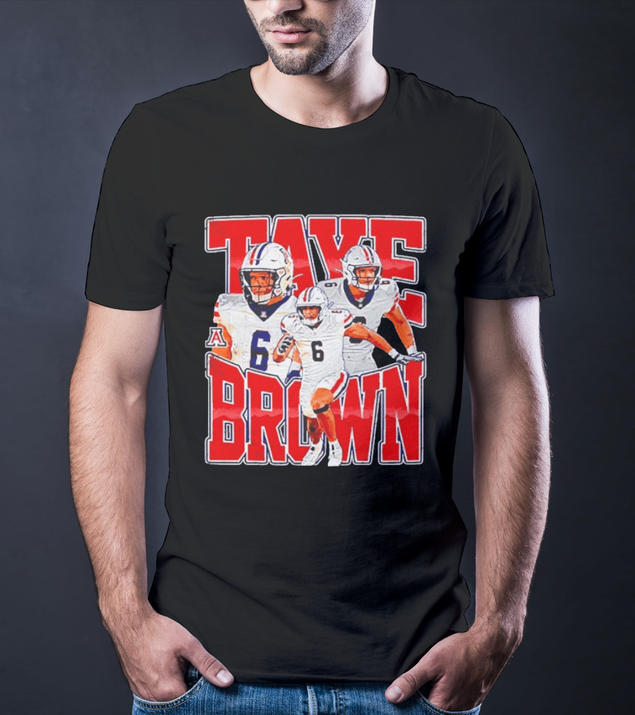 Taye Brown Arizona Wildcats Football Player Number 6 Collage T-Shirt