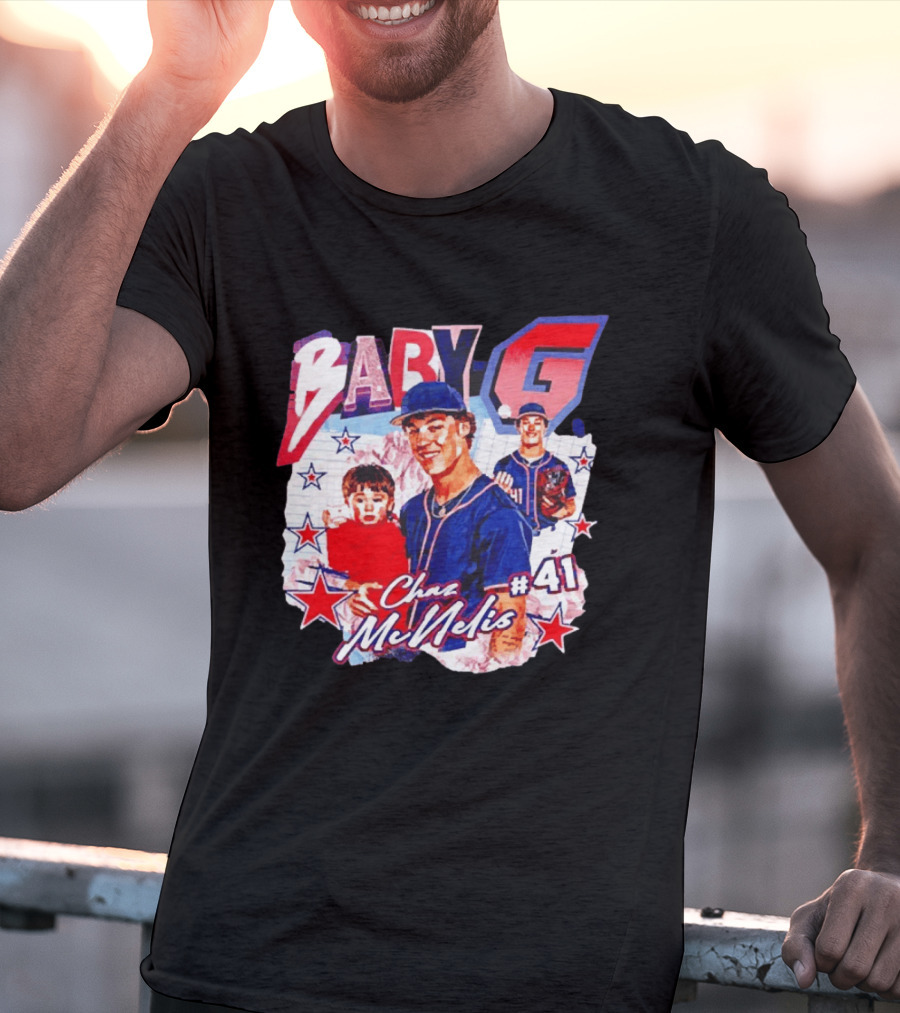 Chaz McNelis 41 Baby G Arizona Wildcats Baseball Stars T-Shirt