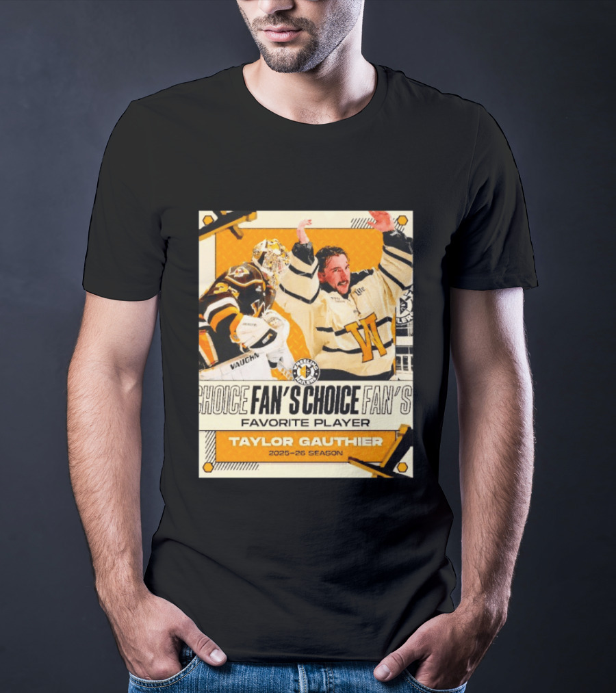 Taylor Gauthier Fan's Choice Favorite Player 2025 26 Season T-Shirt