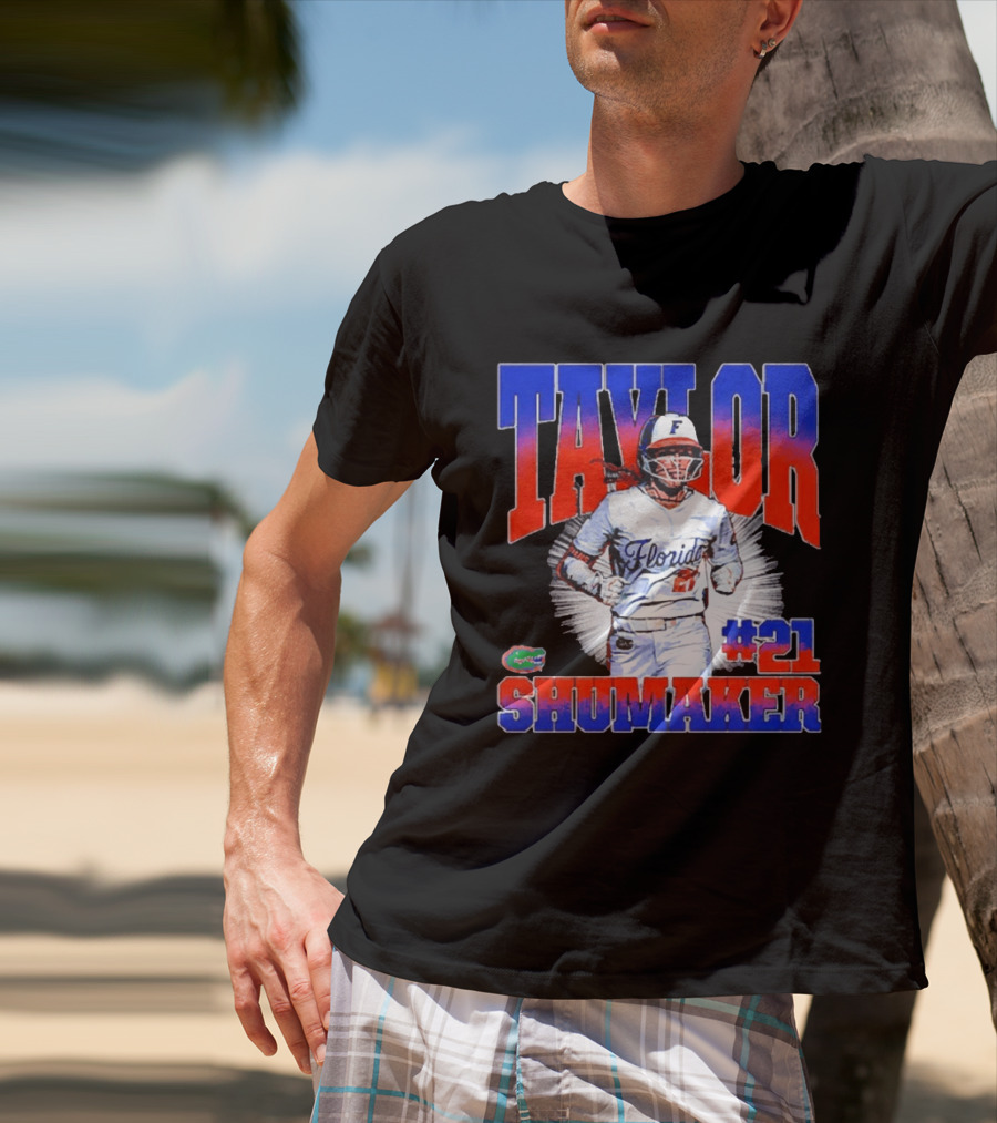 Florida Gators Taylor Shumaker NCAA Softball #21 T-Shirt