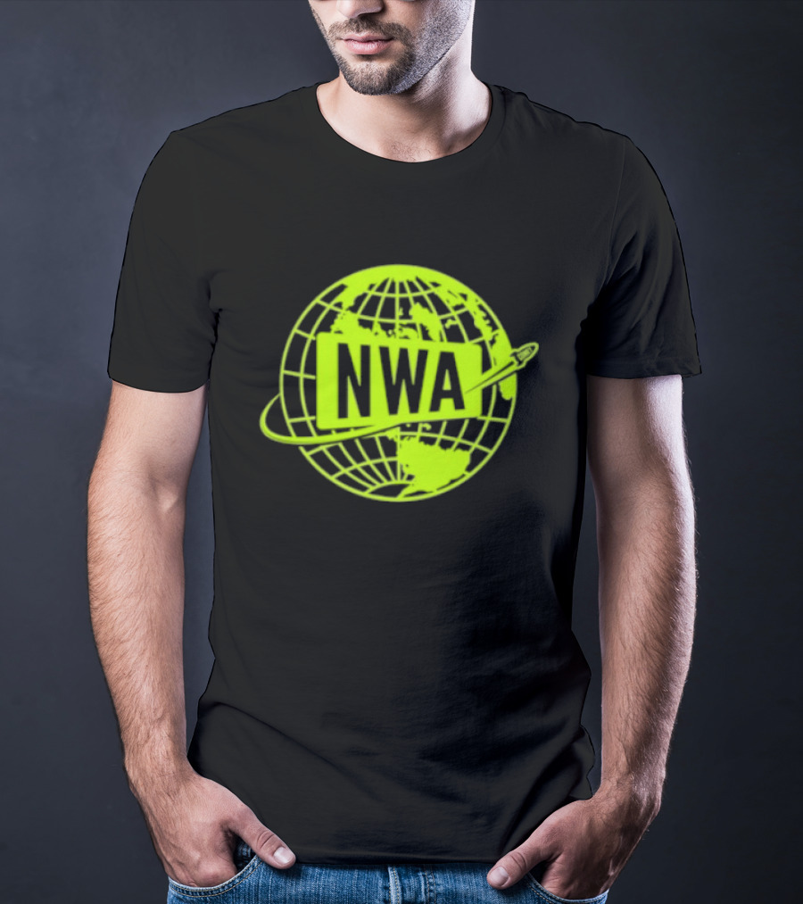 NWA National Wrestling Alliance Space Globe Comet Variant T-Shirt