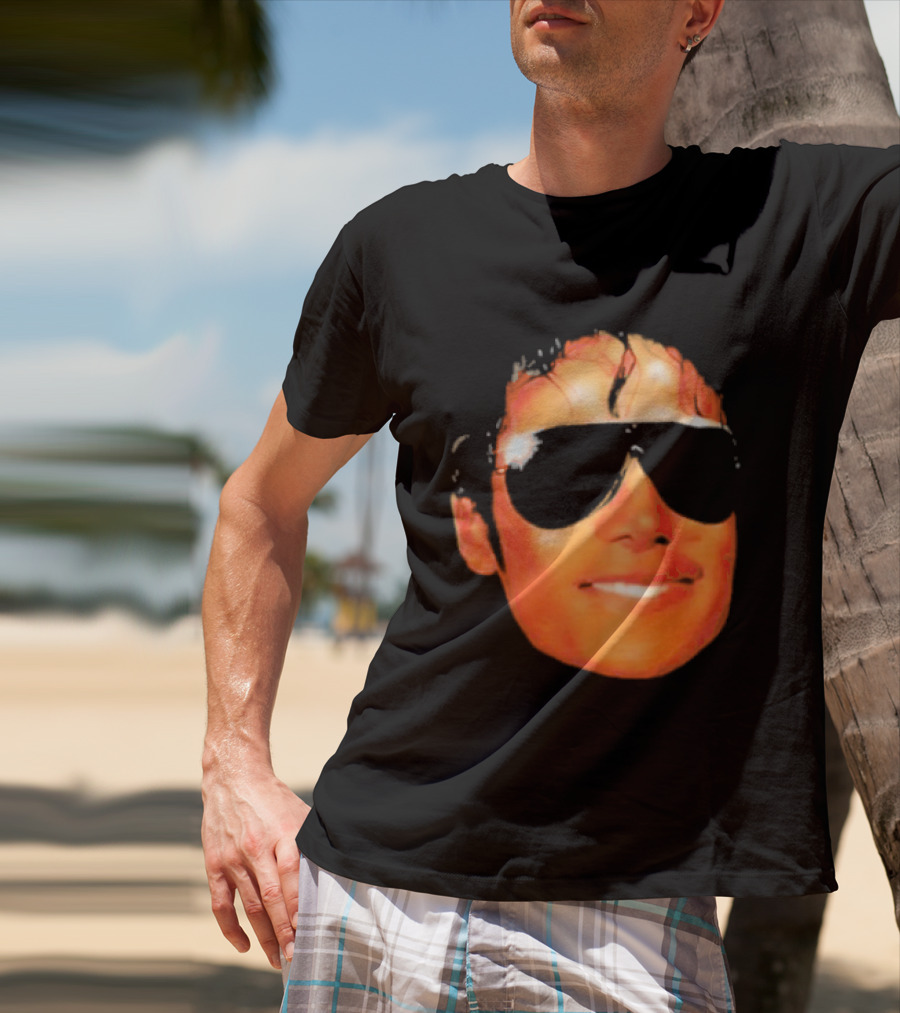 Godfrey Jackson Face With Sunglasses T-Shirt