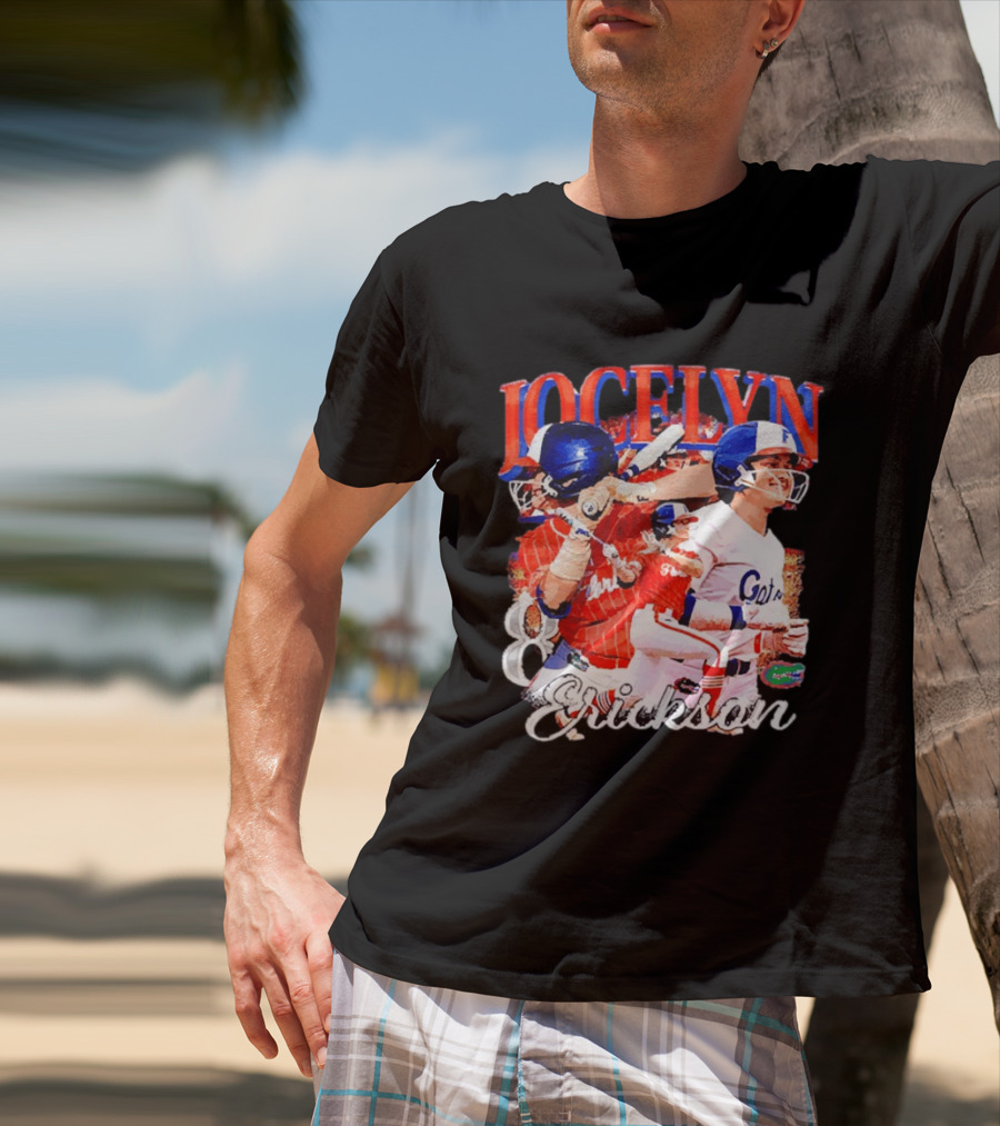 Jocelyn Erickson Florida Gators Softball Player Collage T-Shirt
