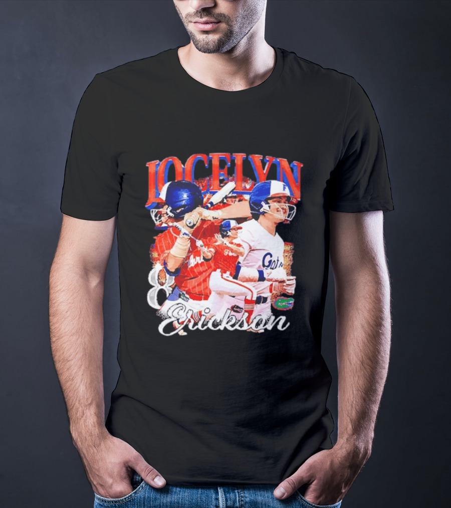 Jocelyn Erickson Florida Gators Softball Player Collage T-Shirt