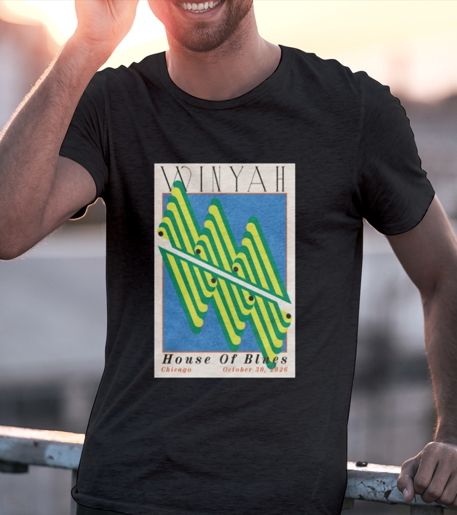 Winyah House Of Blues Chicago October 30 2026 T-Shirt