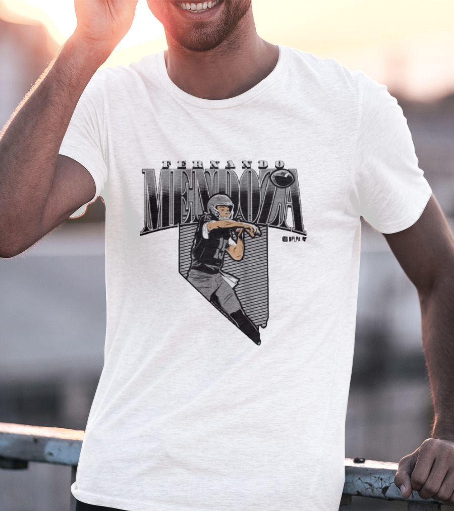 Fernando Mendoza State Star Football Quarterback Remix T-Shirt