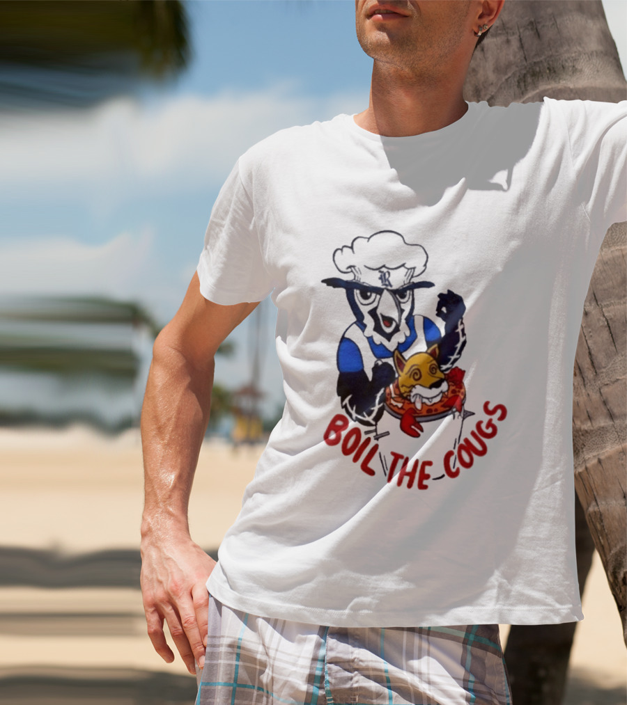 Rice Baseball Owl Cooking Boil The Cougs T-Shirt