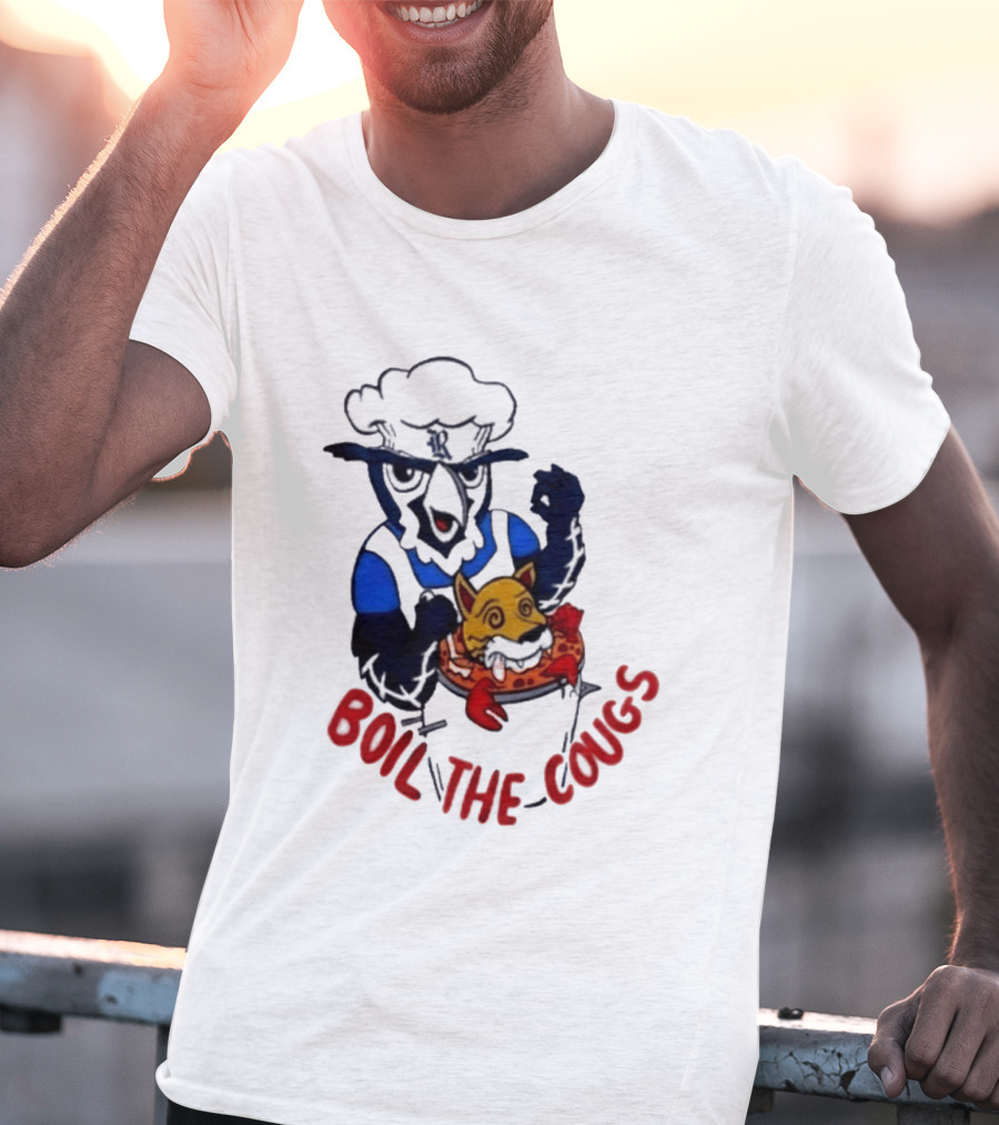 Rice Baseball Owl Cooking Boil The Cougs T-Shirt