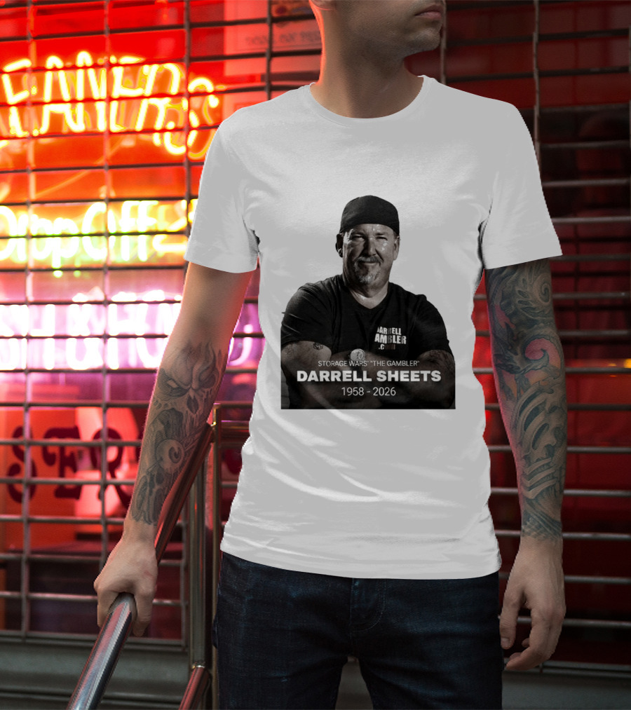 Storage Wars The Gambler Darrell Sheets 1958 2026 T-Shirt