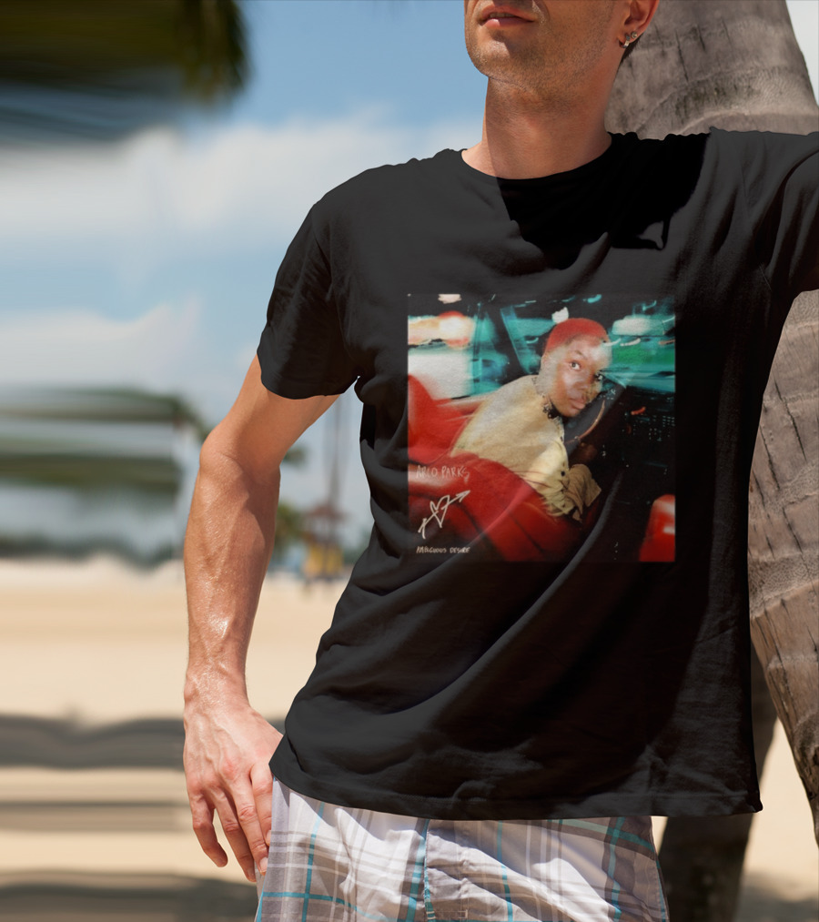 Arlo Parks Ambiguous Desire Heart Signature Vibrant Driving Scene T-Shirt