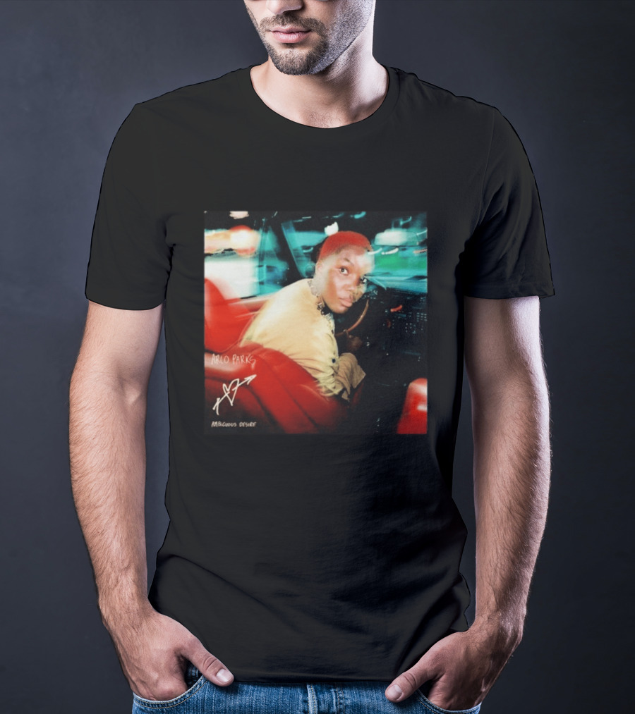 Arlo Parks Ambiguous Desire Heart Signature Vibrant Driving Scene T-Shirt