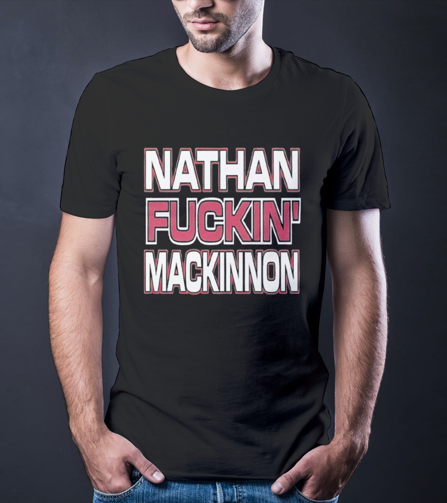Nathan Fuckin' Mackinnon Avalanche Hockey Star T-Shirt