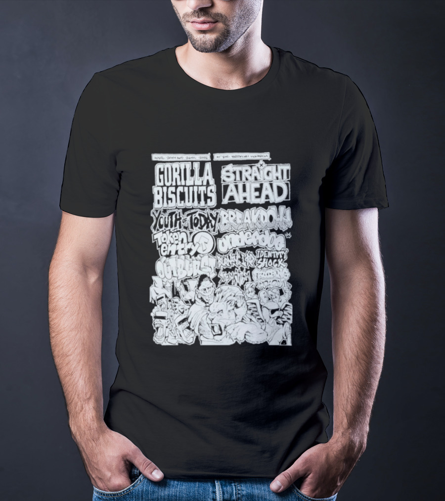 Gorilla Biscuits The Brooklyn Monarch April 25 26 2026 T-Shirt