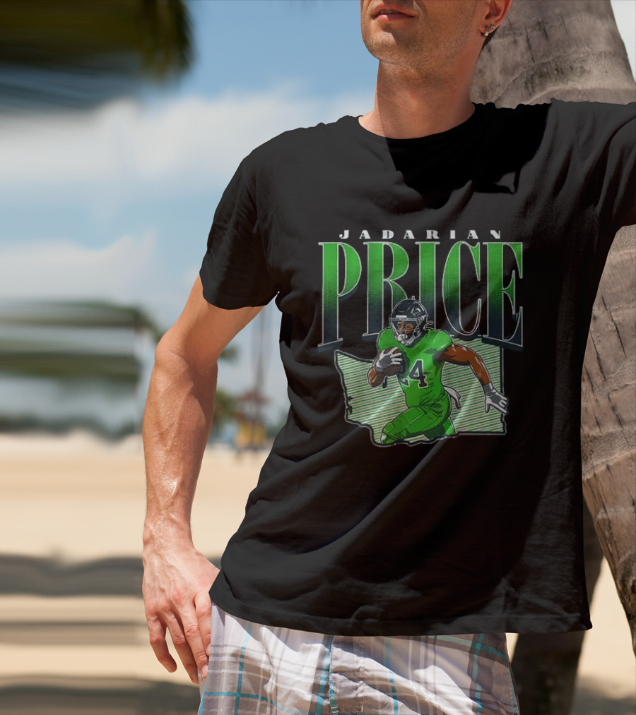 Jadarian Price Seattle Football 2026 Draft Prospect Player T-Shirt