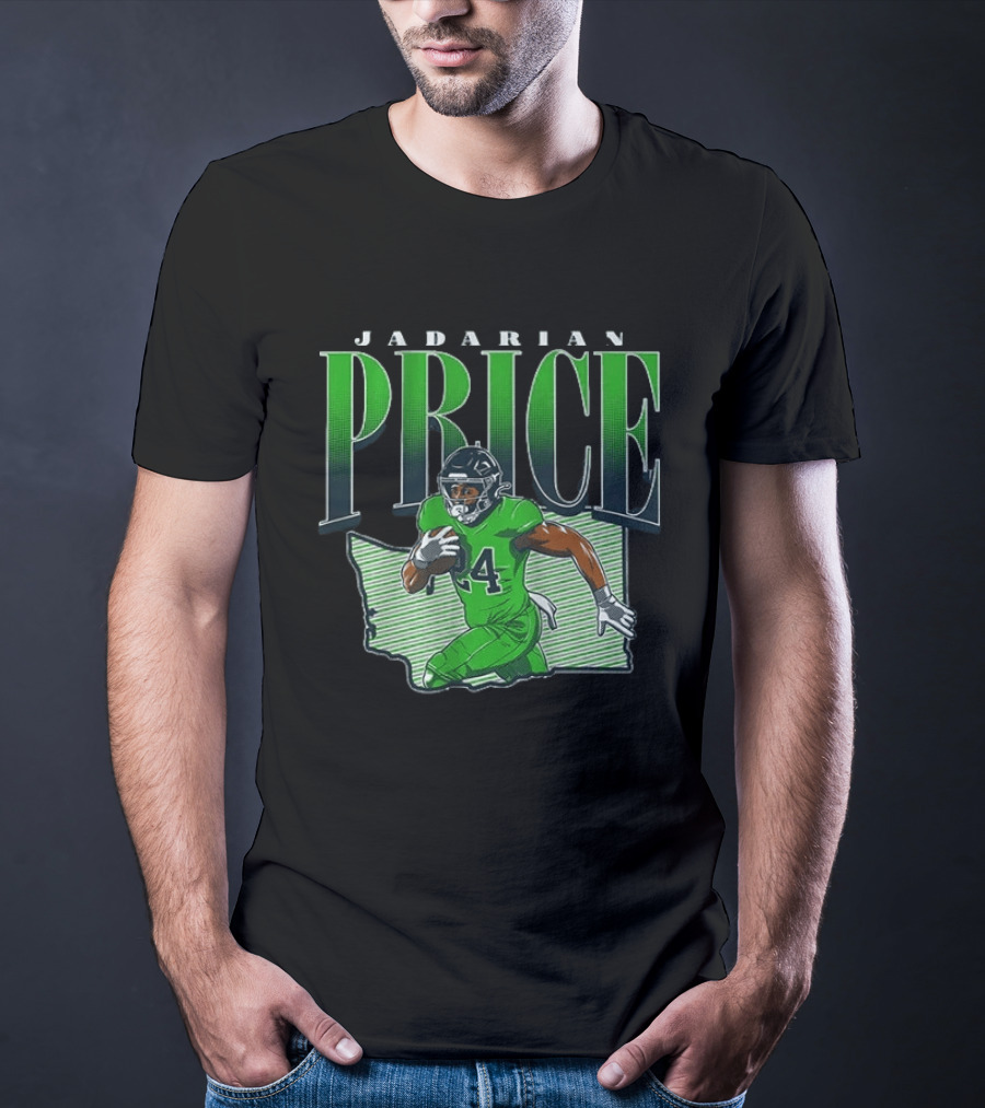 Jadarian Price Seattle Football 2026 Draft Prospect Player T-Shirt