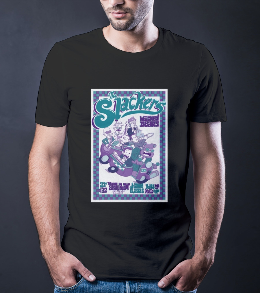 The Slackers Wocked Bears Concert June 6 2026 The State Room Salt Lake City T-Shirt