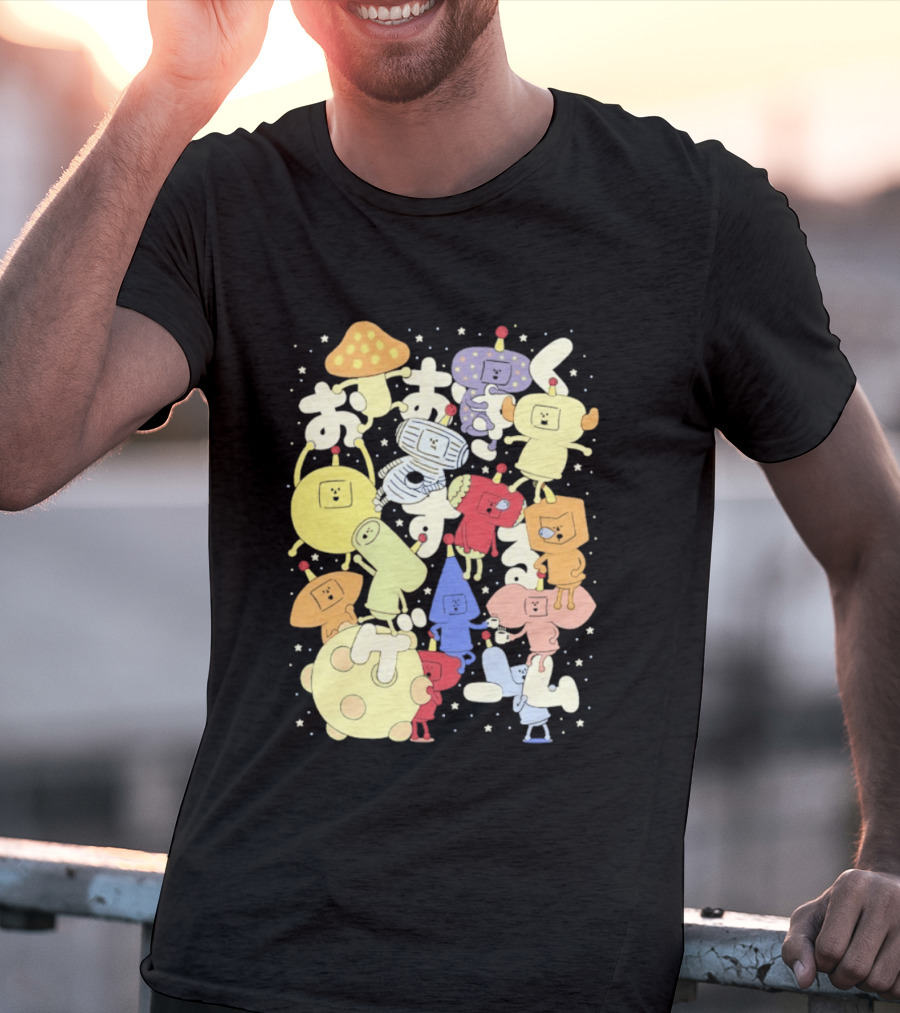 Katamari Damacy Colorful Stellar Cousins Collection T-Shirt